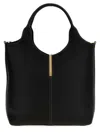 Tod's Black Small Ebr Shopping Bag In Black