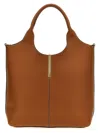 Tod's Small Leather Tote Bag In Brown