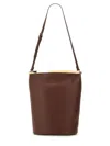 Tod's Women Small Leather Bucket Bag In Brown