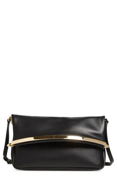 Tod's Small Magenta Leather Flap Bag