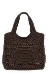 Tod's Small Raffia Shopping Bag