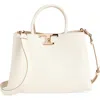 Tod's Small T-timeless Leather Handbag In Stucco