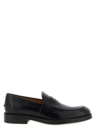 Tod's Smooth Calf Leather Loafer In Black