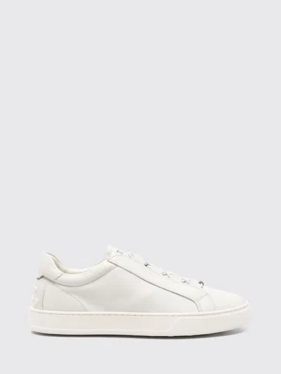 Tod's Smooth Calfskin Slip-on Sneakers With Heel Gommini In White