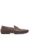 Tod's Smooth Leather Gommino Driving Loafers Shoes