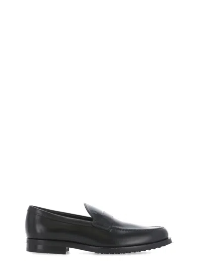 TOD'S TOD'S SMOOTH LEATHER LOAFERS