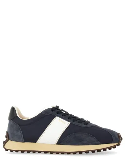 Tod's Low Top Sneakers In Navy