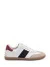 Tod's Cassetta Suede-trimmed Leather Sneakers In White