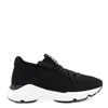 Tod's Comfortable Rubber And Fabric Sneakers
