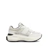 Tod's Sneakers In Leather And Fabric In White
