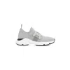 Tod's Grey Knit Sneakers Rubber Sole In Gray