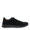 Tod's Red Dot Sneakers In Pashmy Suede Shoes In Black