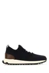 Tod's Calzino Running Black Sneakers In Black
