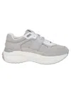 Tod's Modern Grey Sneakers With Soft Textures And Supportive Sole In Gray