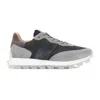 Tod's Tods Men's Grey/other Allacciata 25k Runner Leather And Shell Low-top Trainers In Grey