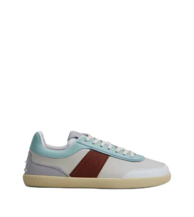 Tod's Sneakers In Leather In Multi