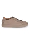 Tod's Nabuk Sneaker With Logo In Nude