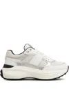 Tod's White Low Top Sneakers With Maix Logo Lettering On The Tongue In White