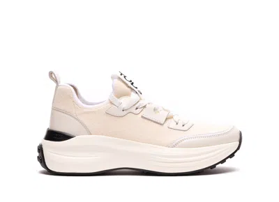 Tod's Tods Sportiva 81l Panelled Knit Sneakers In Neutral