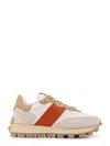 Tod's 1t Panelled Lace-up Sneakers In White