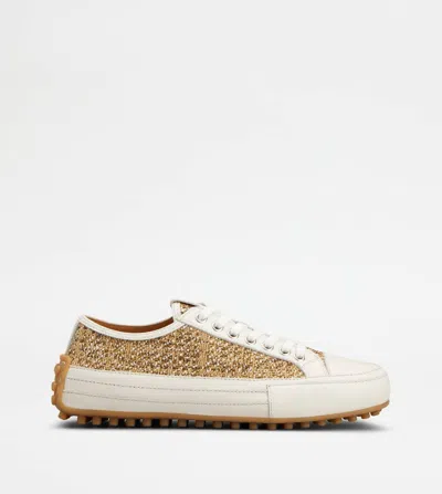 Tod's Sportiva 59l Allacciata Tess. In Gold