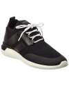 TOD'S TOD’S SPORTIVO LIGHT KNIT & LEATHER SNEAKER