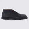 Tod's Suede Ankle Desert Boots In Blue