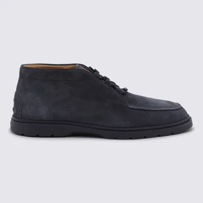 TOD'S TOD'S NAVY BLUE BOOTS