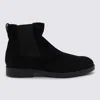 Tod's Elastic-panel Suede Chelsea Boots In Black