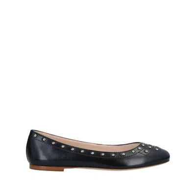 Tod's Studded Ballerina Shoes In Black