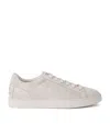 Tod's Sneakers Leather Flat Sole In Beige