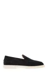 Tod's Suede Almond Toe Loafers