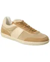 Tod's Suede & Leather Sneaker In Brown