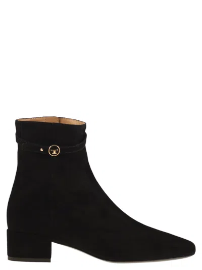 Tod's Suede Ankle Boots In Black
