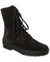 Tod's Suede Boot In Black