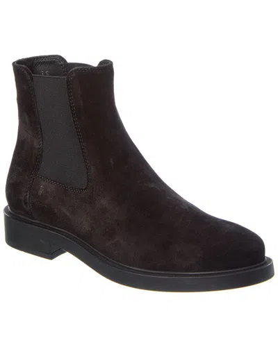 Tod's Suede Boot In Brown