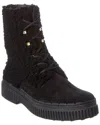 Tod's Suede Bootie In Black