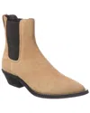 Tod's Suede Bootie In Brown