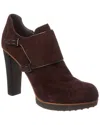 Tod's Suede Bootie In Brown