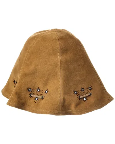Tod's Suede Bucket Hat In Brown