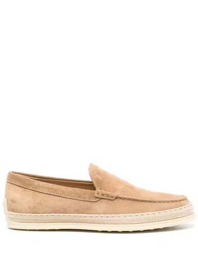 Tod's Suede Calf Leather Loafer