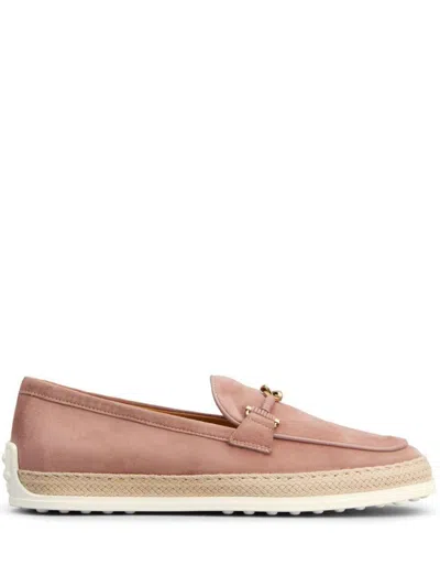 Tod's Suede Leather Loafers