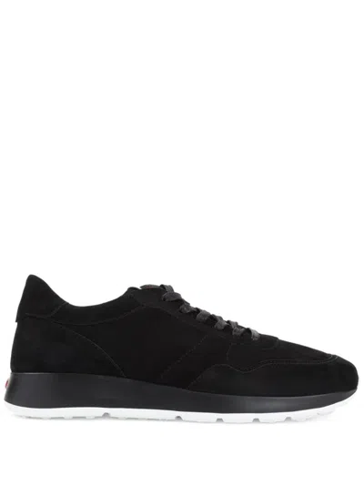 Tod's Suede Leather Sneakers In Black