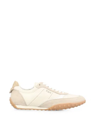 Tod's Perforated Panelled Sneakers In Multi