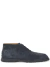 Tod's Mens Tods Ibrido Suede Desert Boots In Blue