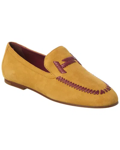 Tod's Suede Loafer In Brown