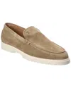 Tod's Suede Loafer In Brown