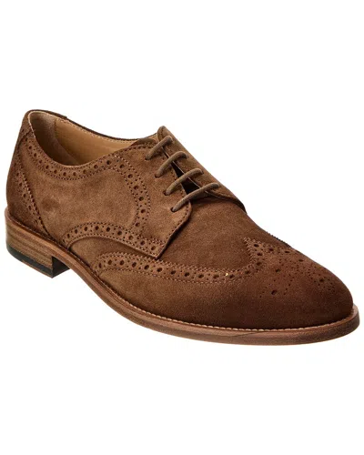 Tod's Suede Oxford In Brown
