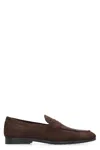 Tod's Suede Gomma Leggero Loafers In Brown