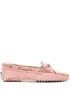 Tod's Suede Loafers Shoes In Brown